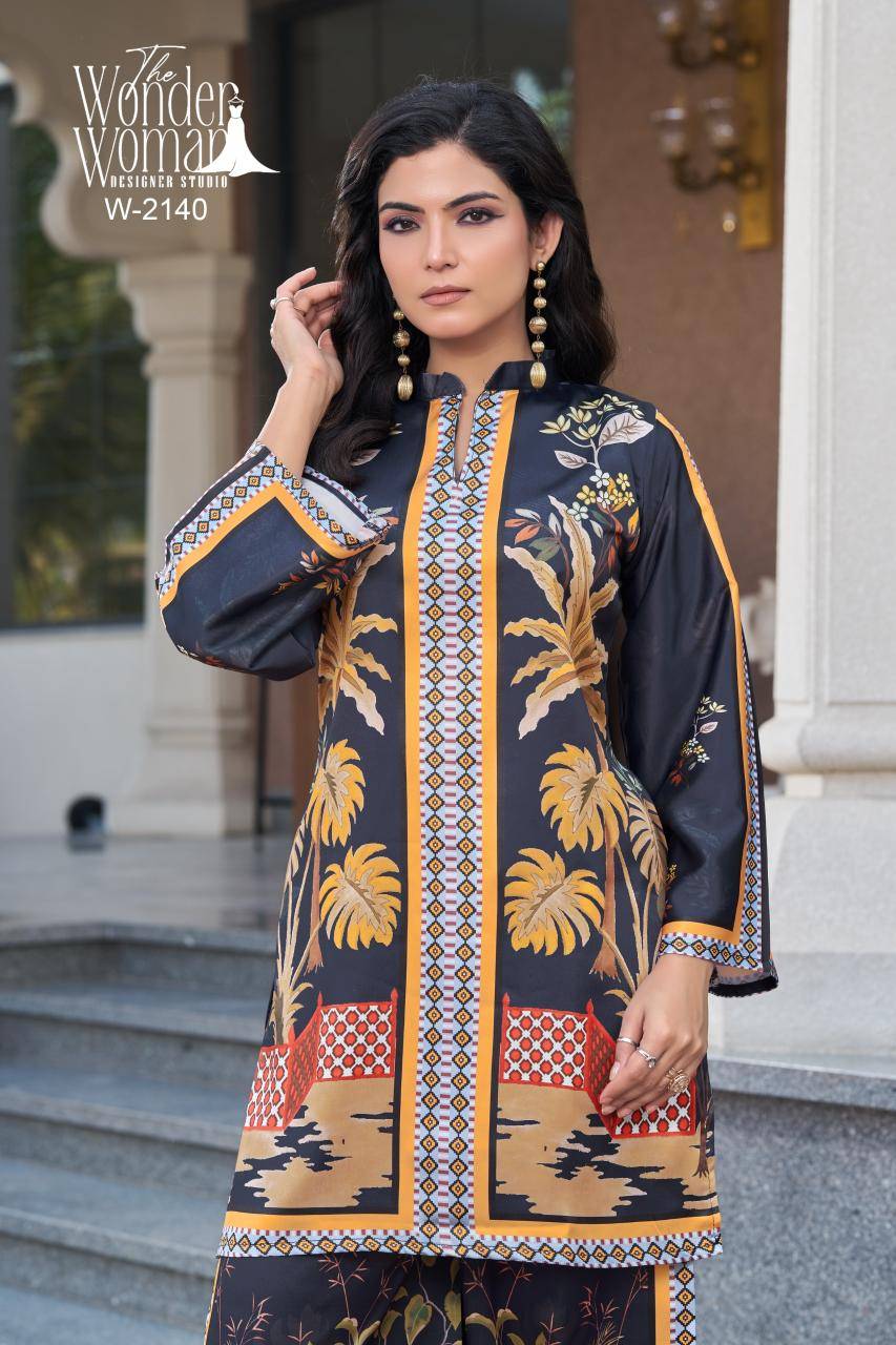 The wonder woman W-2141 coord set Kurti wholesale market
